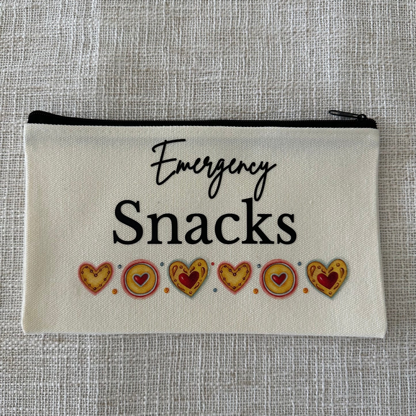 Emergency Snacks Zipper Pouch