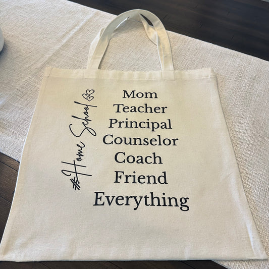 Homeschool Mom Everything Tote