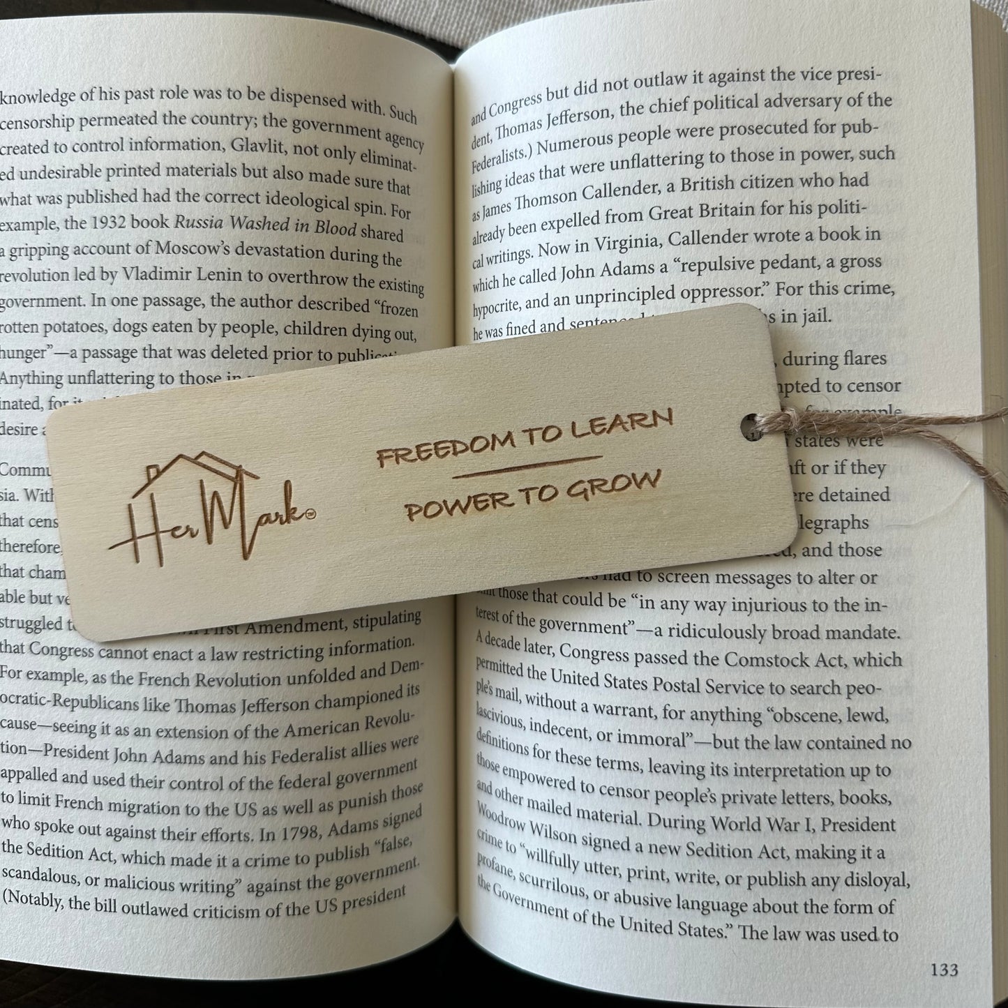 Homeschool Inspired Sayings | Her Mark Home™ Bookmark