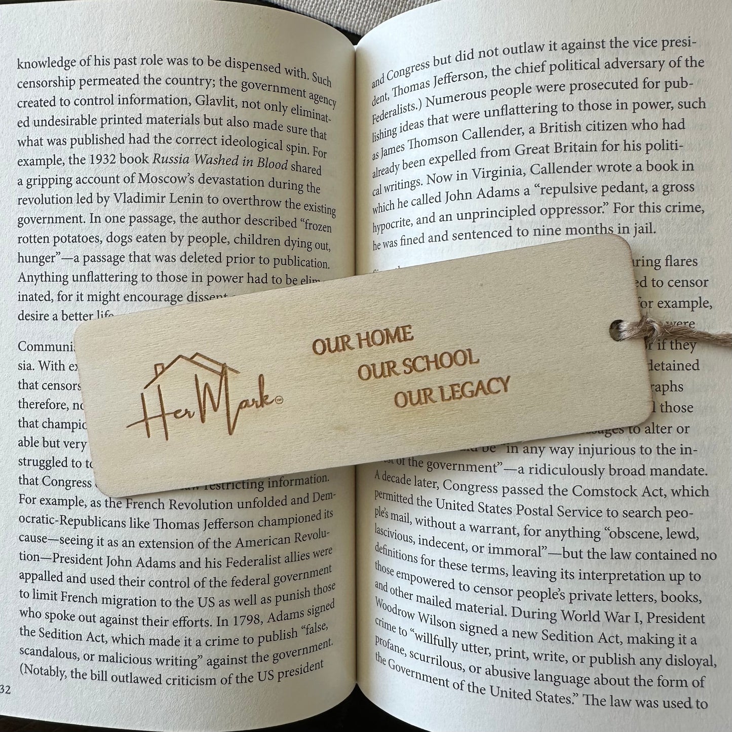 Homeschool Inspired Sayings | Her Mark Home™ Bookmark